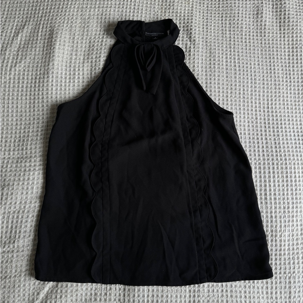 Victoria Beckham Target Black Ruffle Tank - Picture 7 of 7
